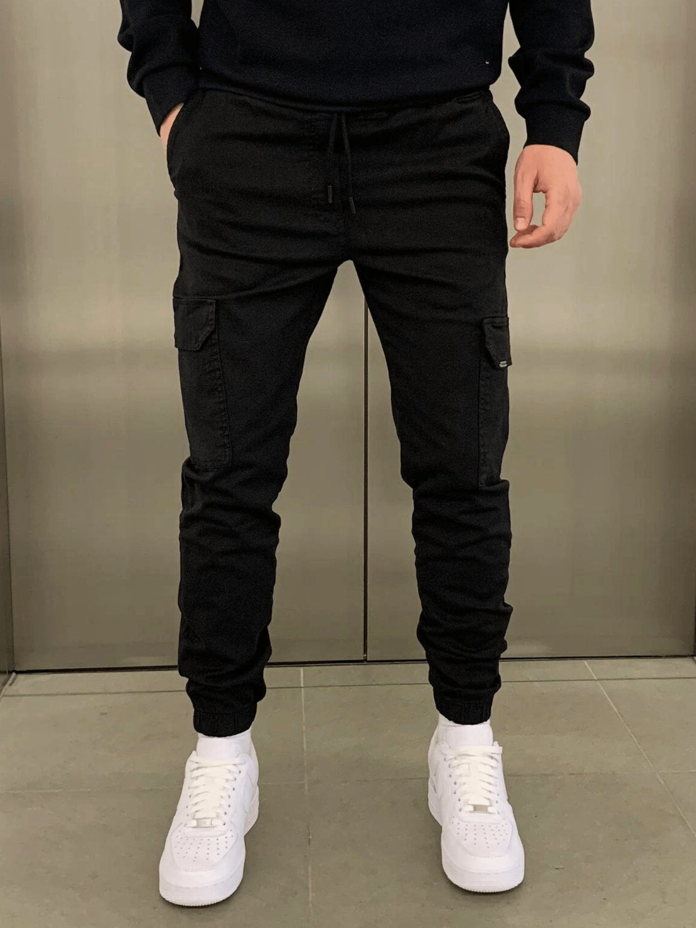 Trendy Cargo Jogger Trousers