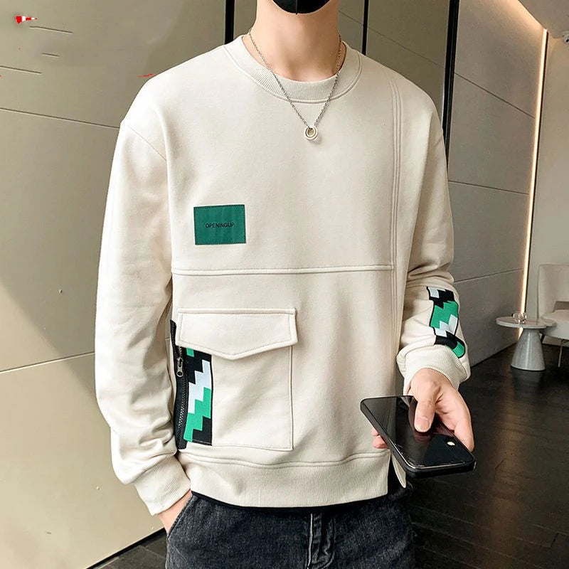 Noah - Casual pocketed crewneck sweaters