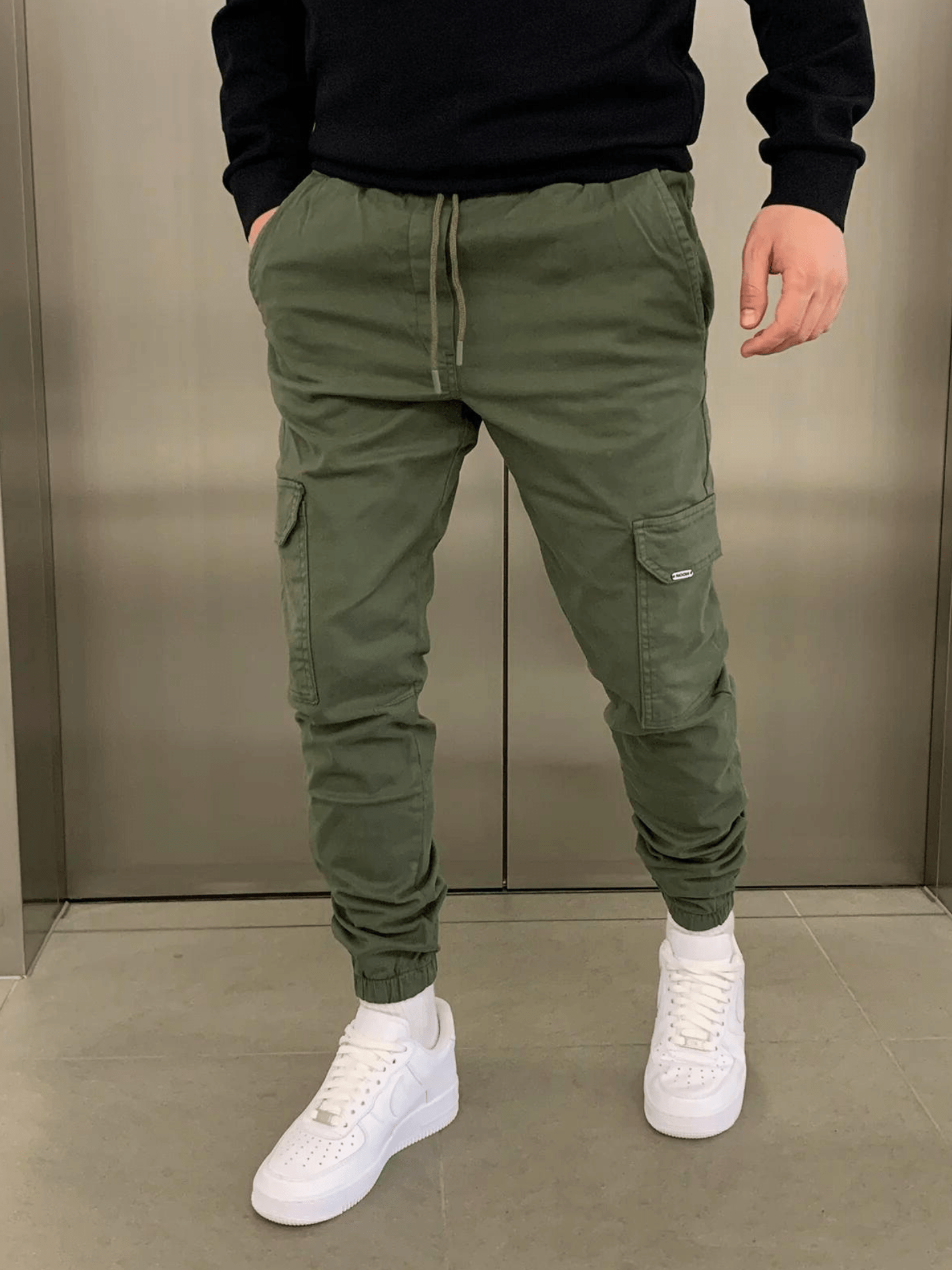 Trendy Cargo Jogger Trousers