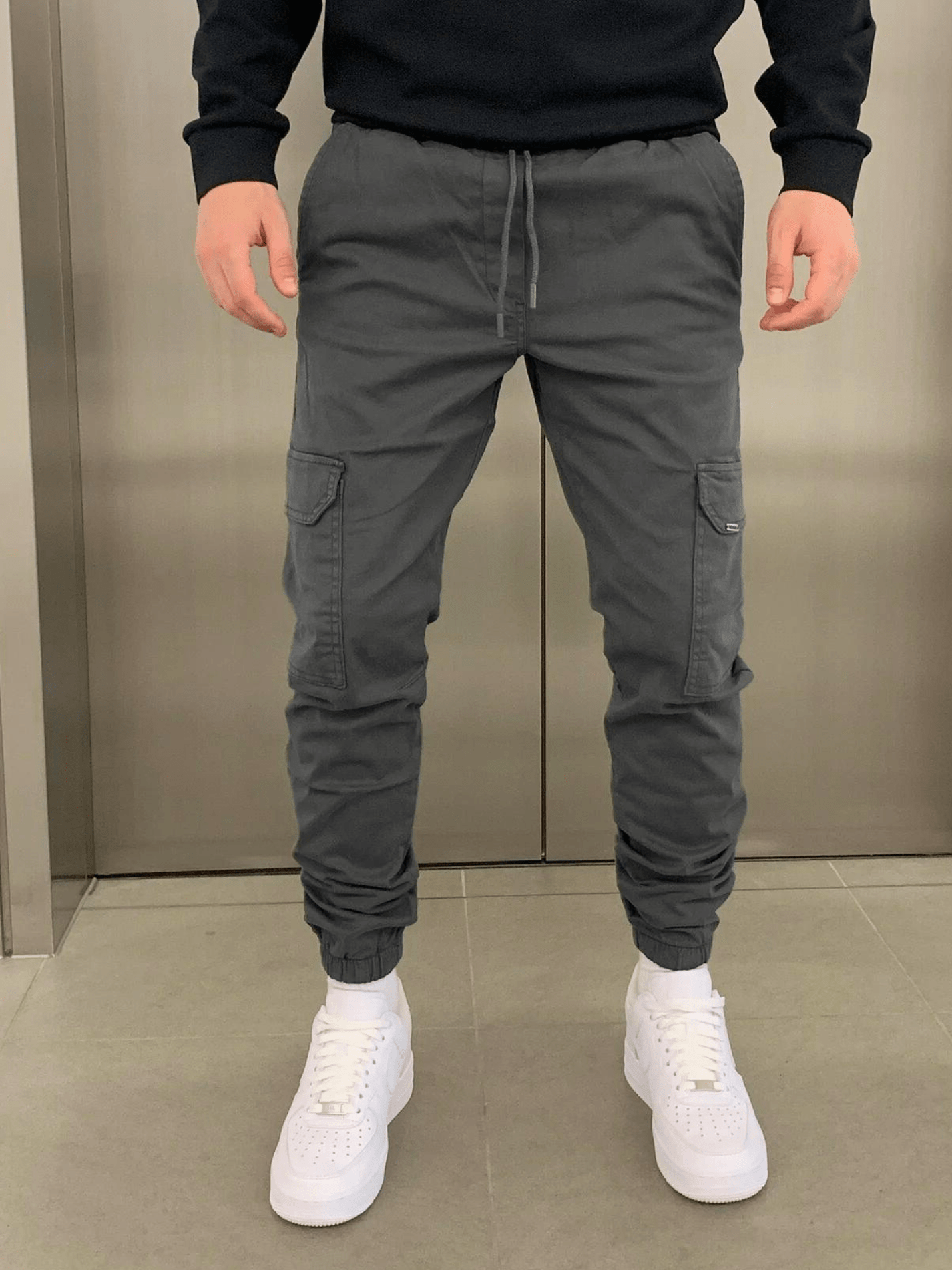 Trendy Cargo Jogger Trousers