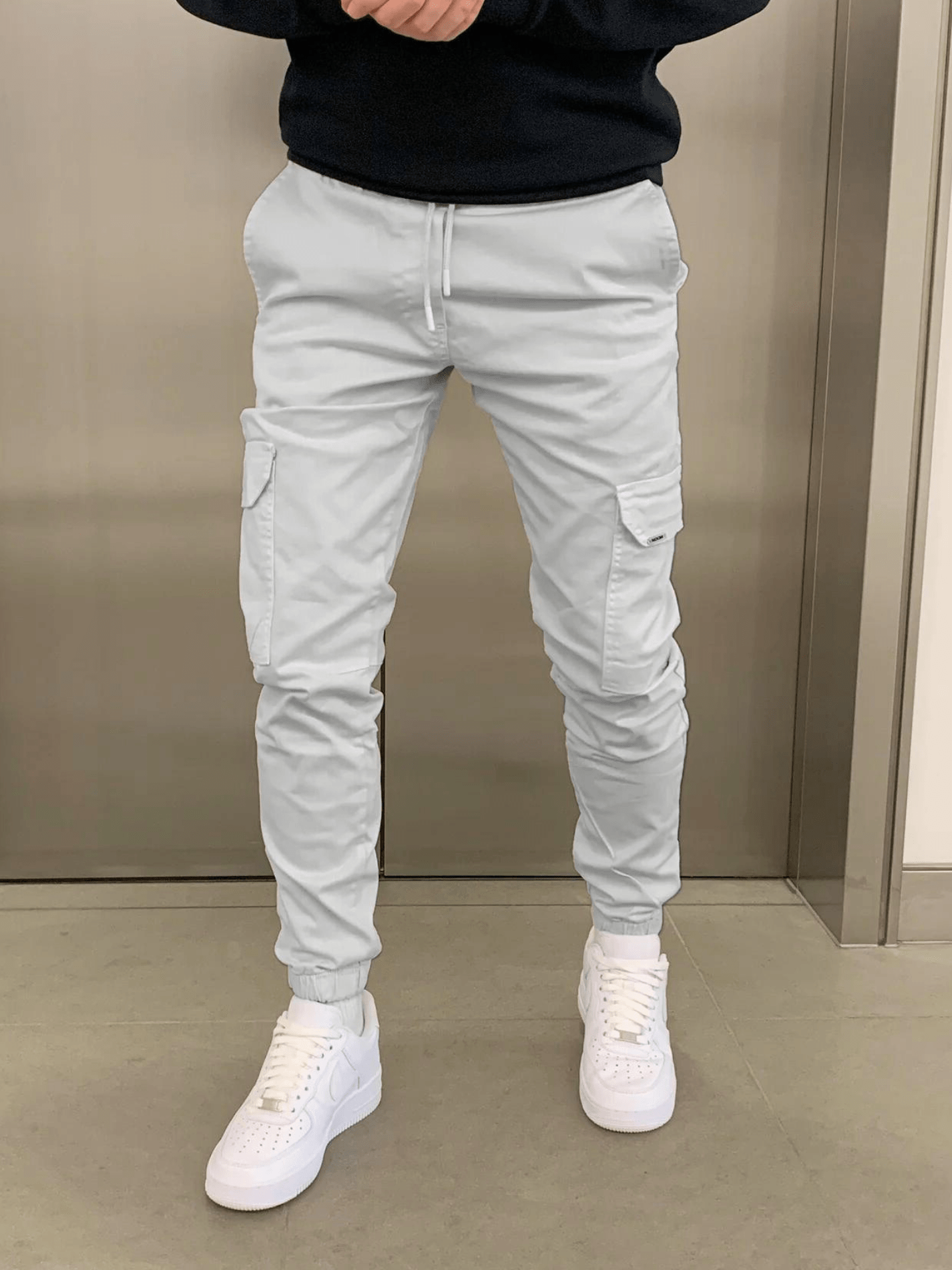 Trendy Cargo Jogger Trousers