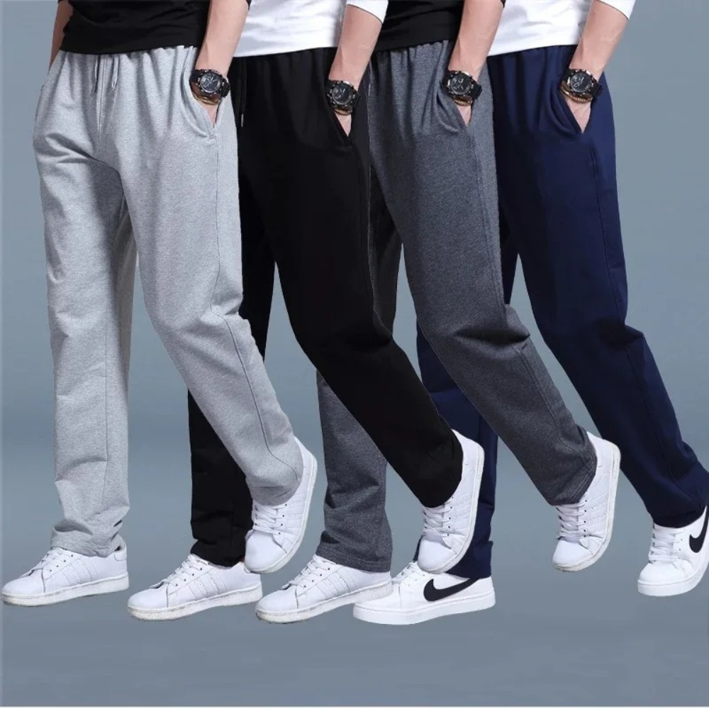 Men's Athletic Jogging Pants with Tapered Fit – Oliver