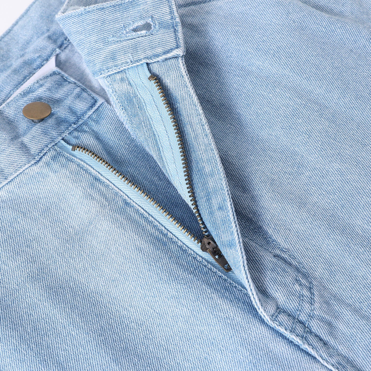 Sleek Denim Trousers