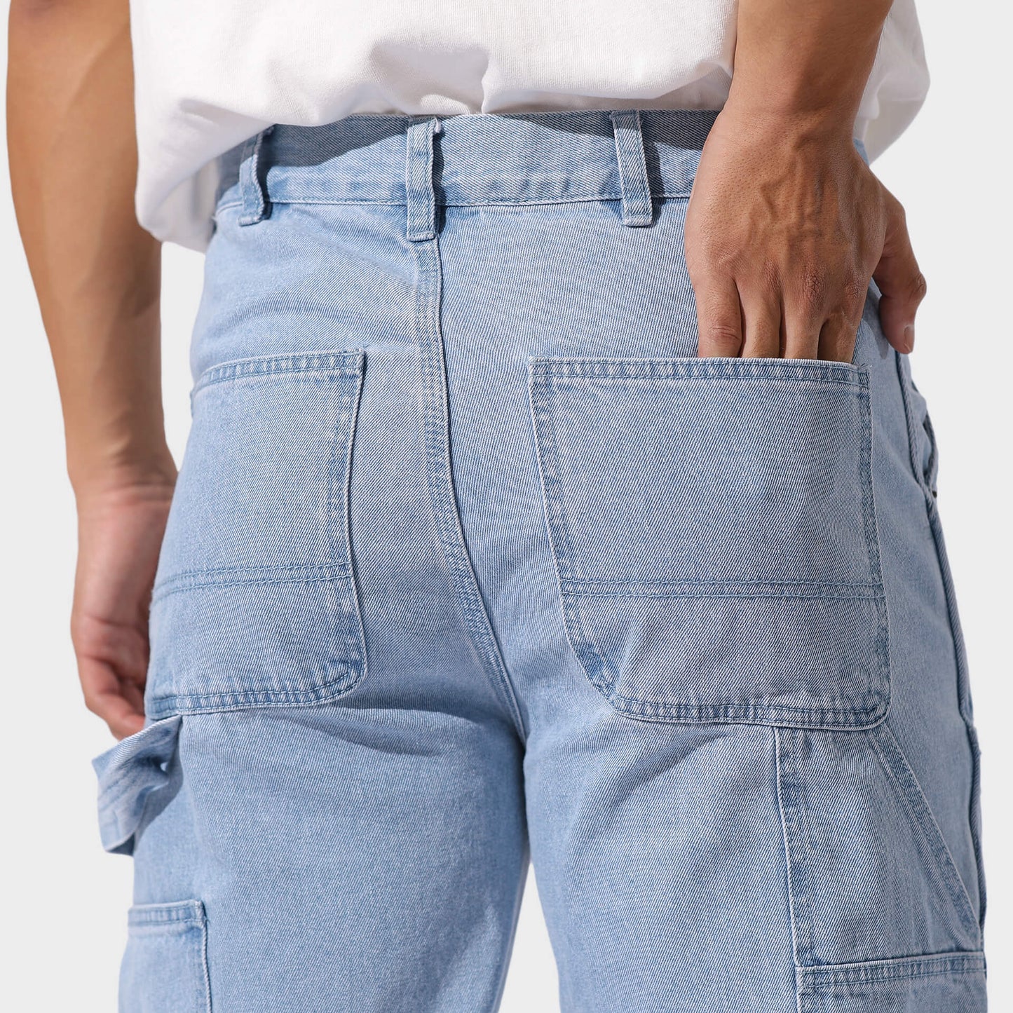 Sleek Denim Trousers