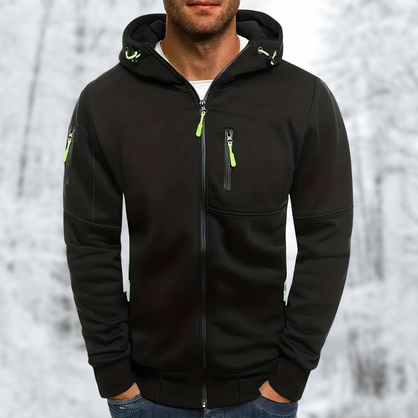 Zipper Hoodie Sweater for Winter – William