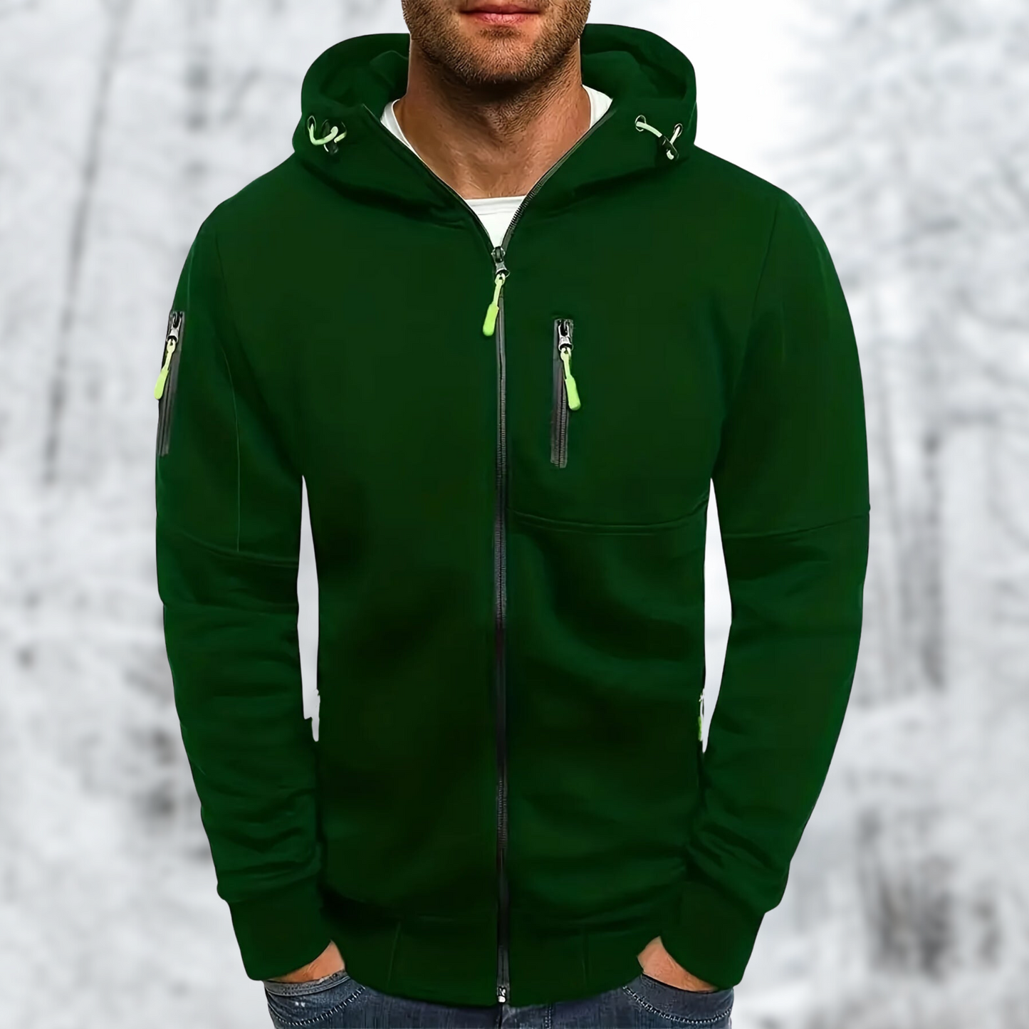 Zipper Hoodie Sweater for Winter – William