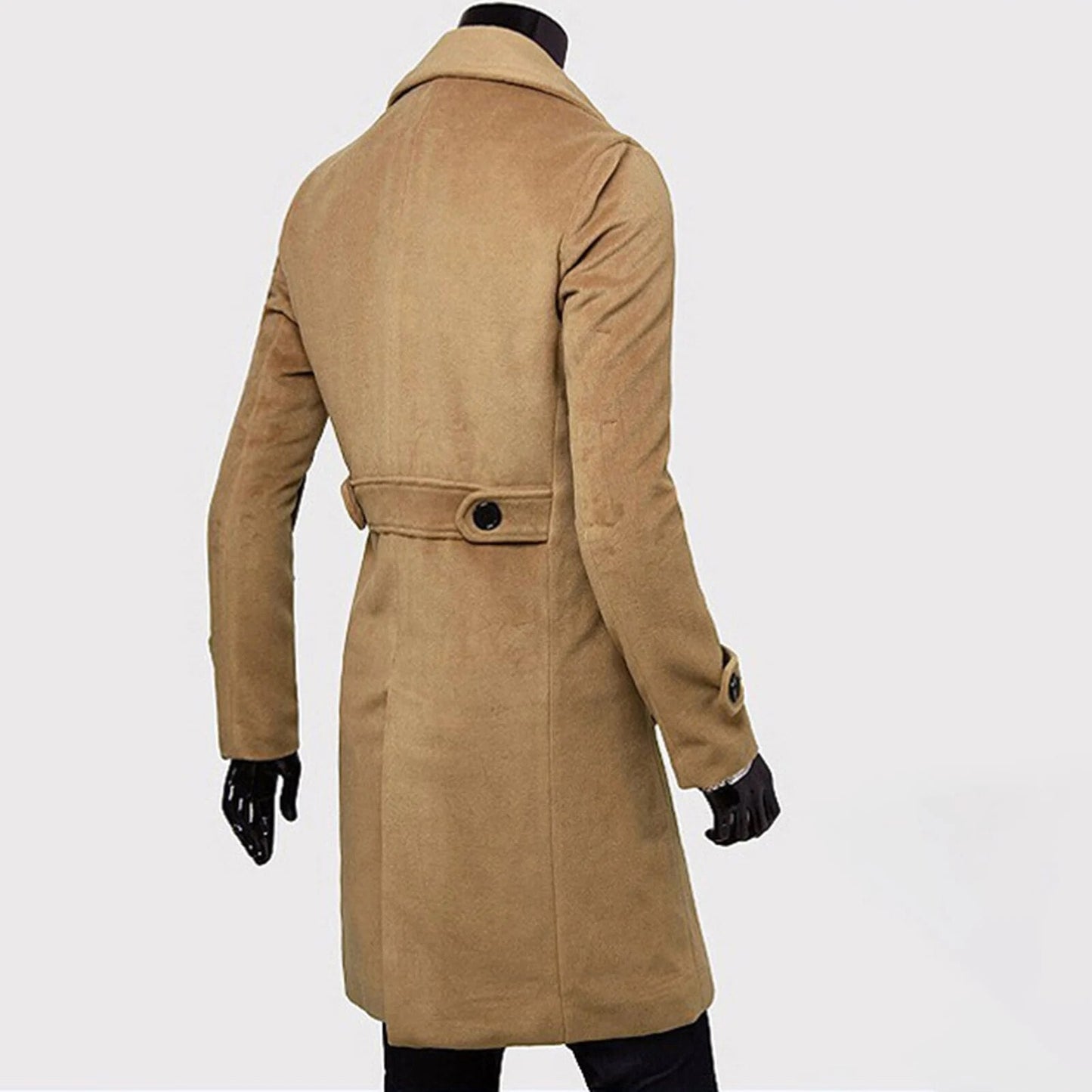 Men's Classic Double-Breasted Trench Coat for All Seasons – Oliver