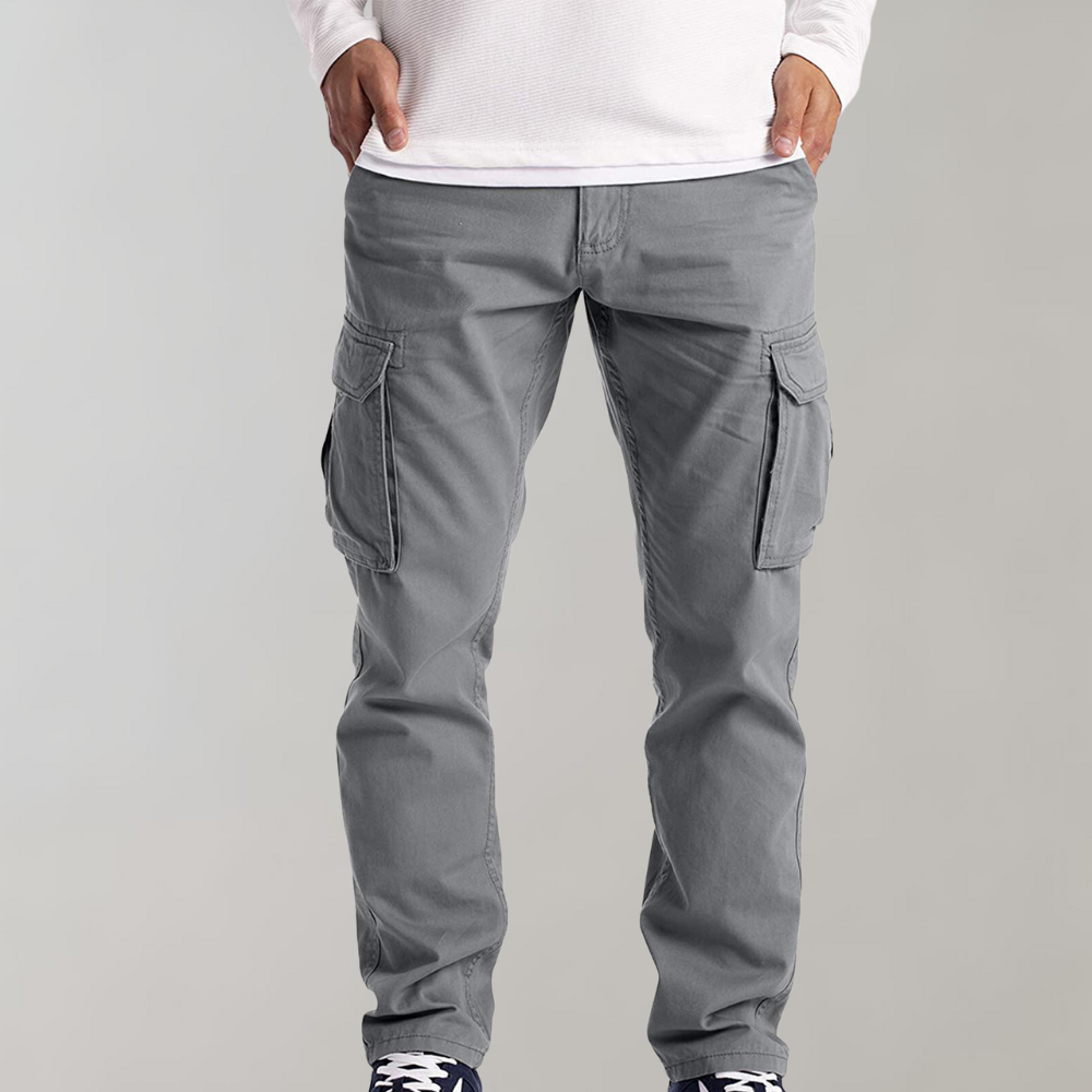 Men's Sustainable Cargo Pants with Multi Pockets – Ethan