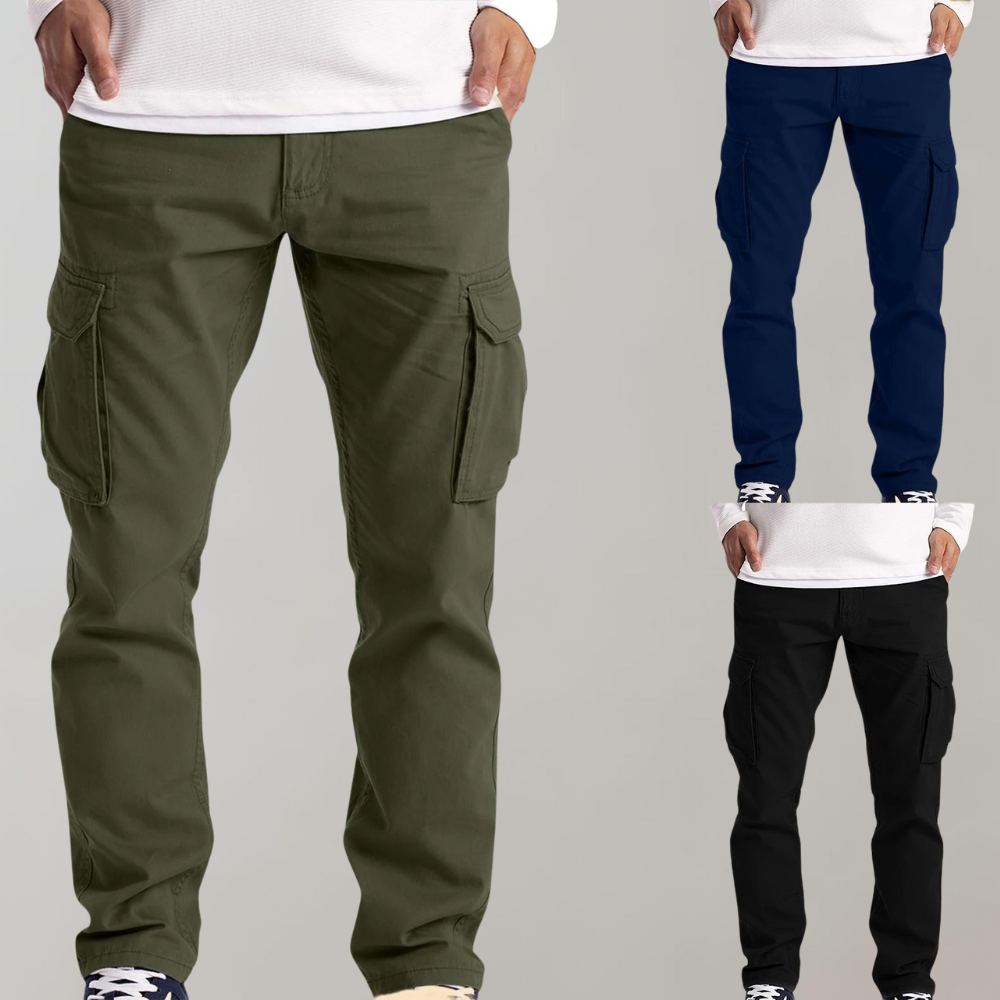 Men's Sustainable Cargo Pants with Multi Pockets – Ethan