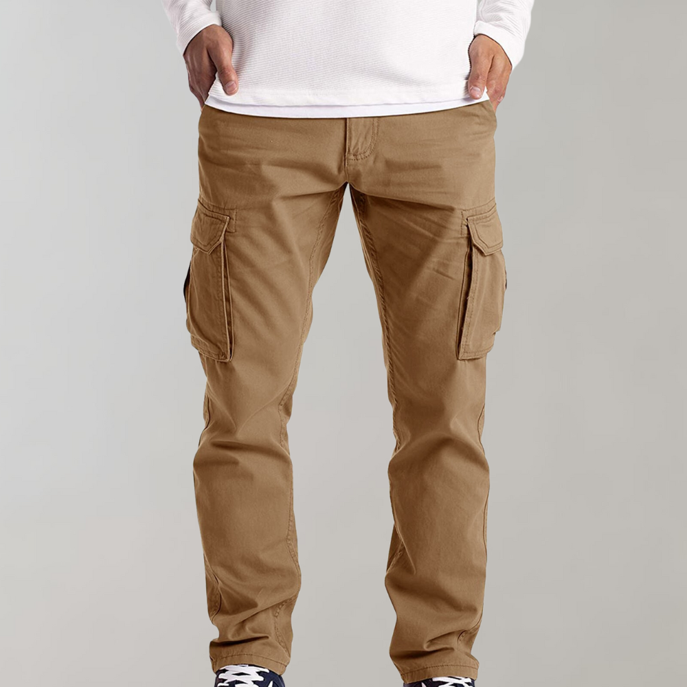 Men's Sustainable Cargo Pants with Multi Pockets – Ethan