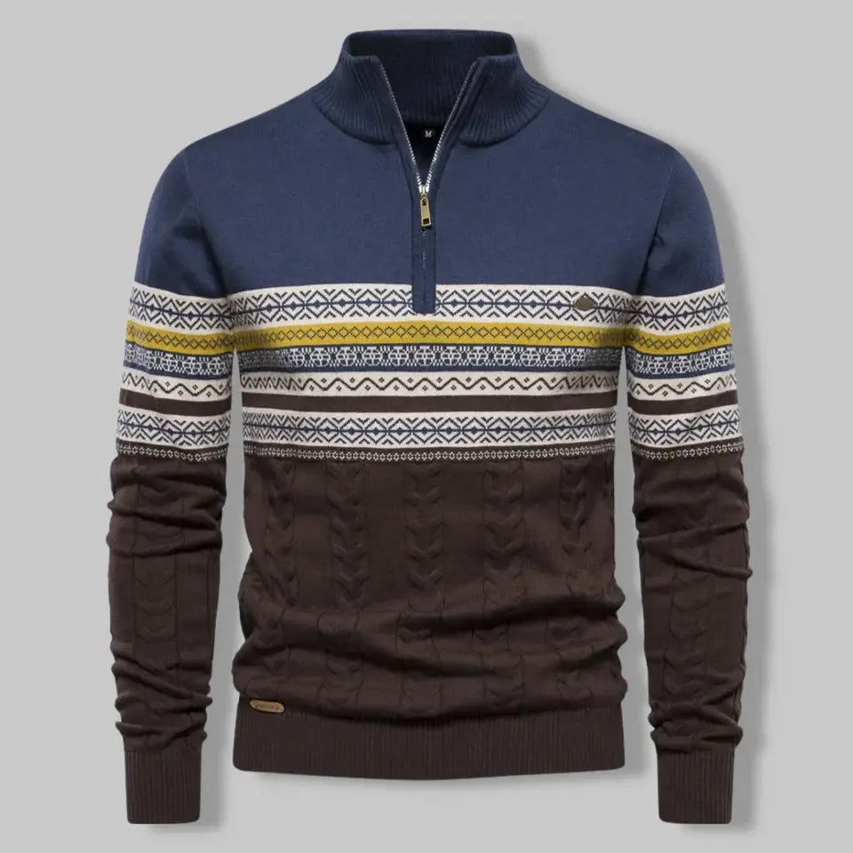 Chic Quarter Zip Sweater