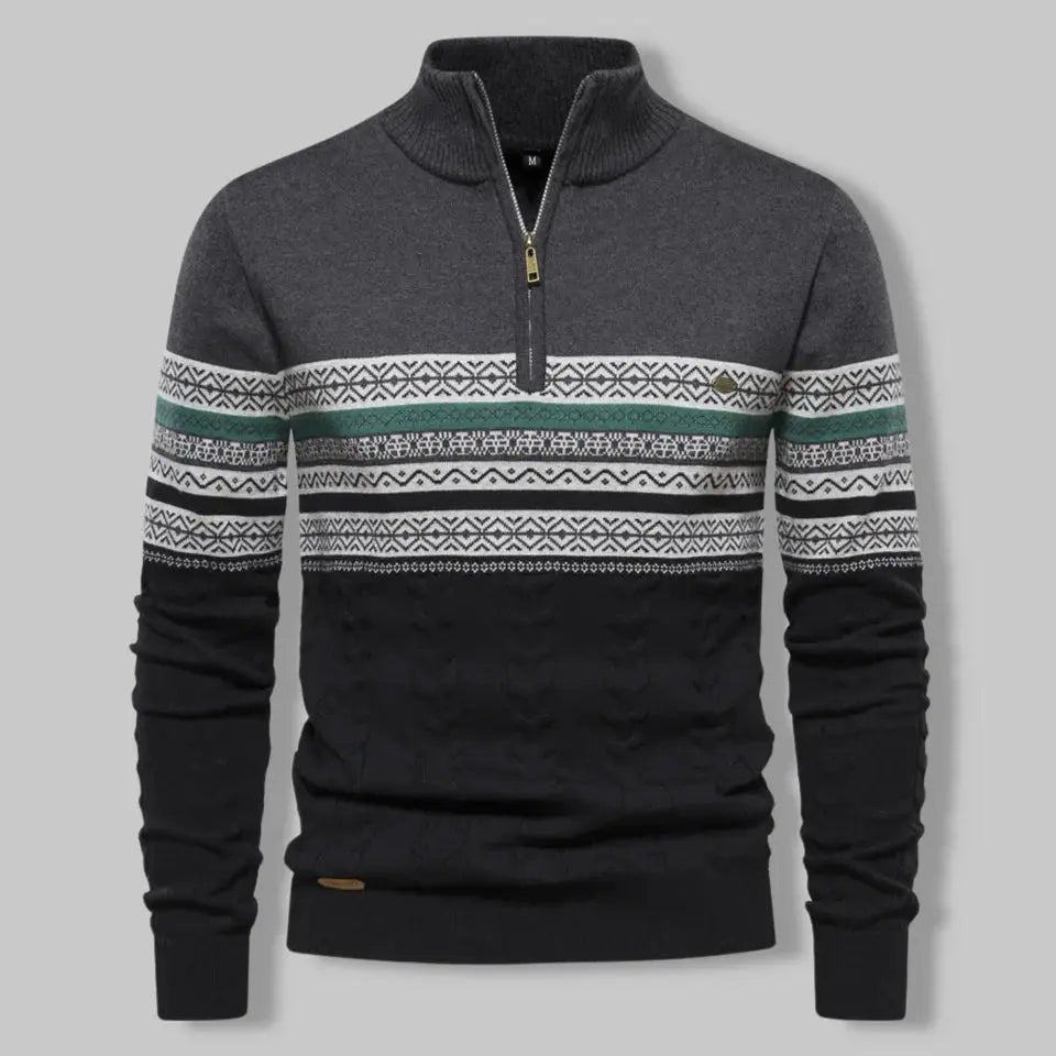 Chic Quarter Zip Sweater