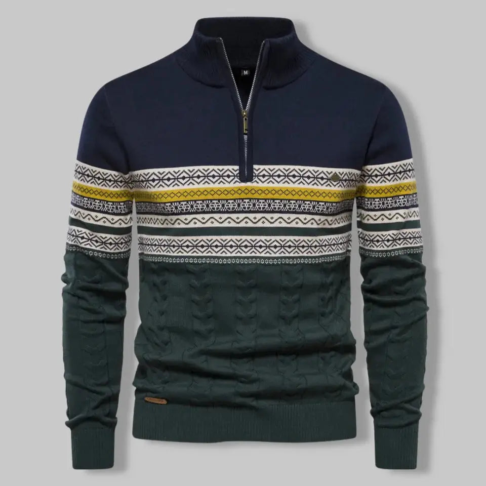 Chic Quarter Zip Sweater