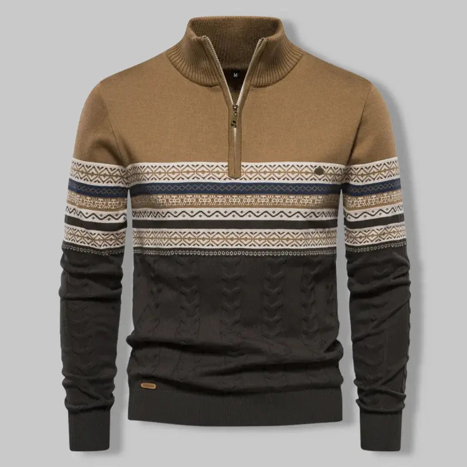 Chic Quarter Zip Sweater