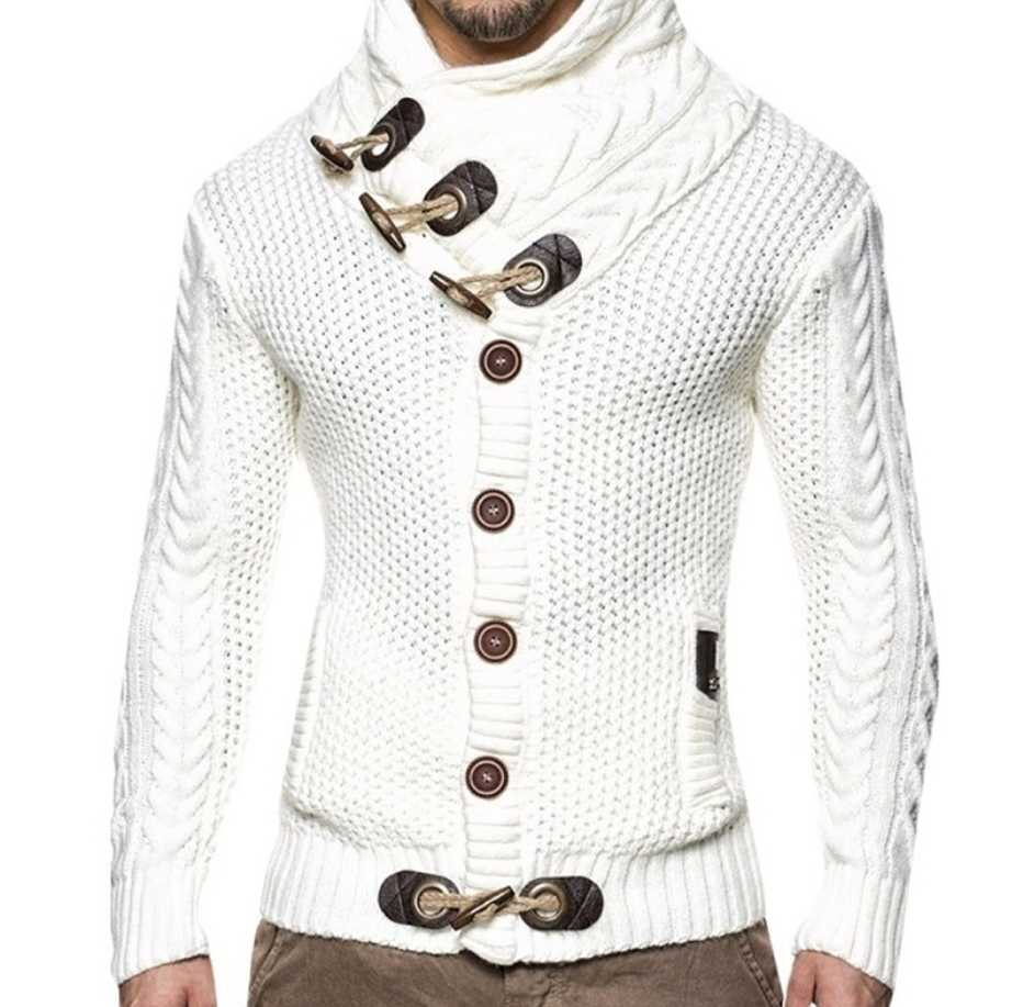 Men’s Casual Cardigan, Stylish & Versatile – Frederick