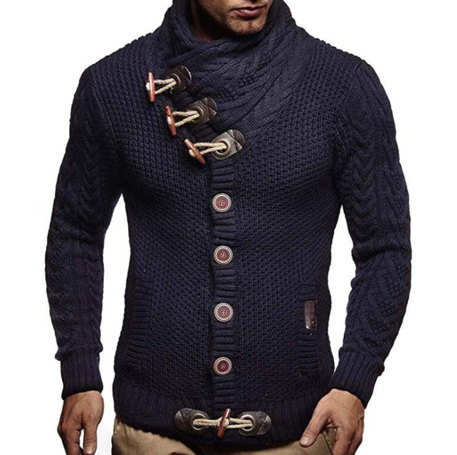 Men’s Casual Cardigan, Stylish & Versatile – Frederick