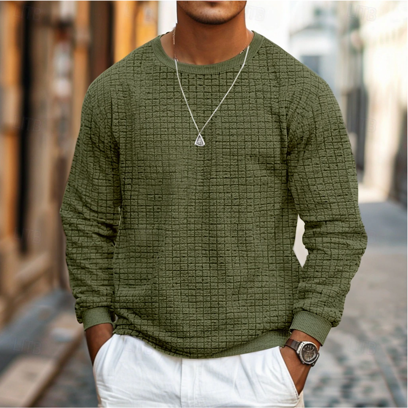 Casual Men's Sweater for Everyday Comfort – Leo
