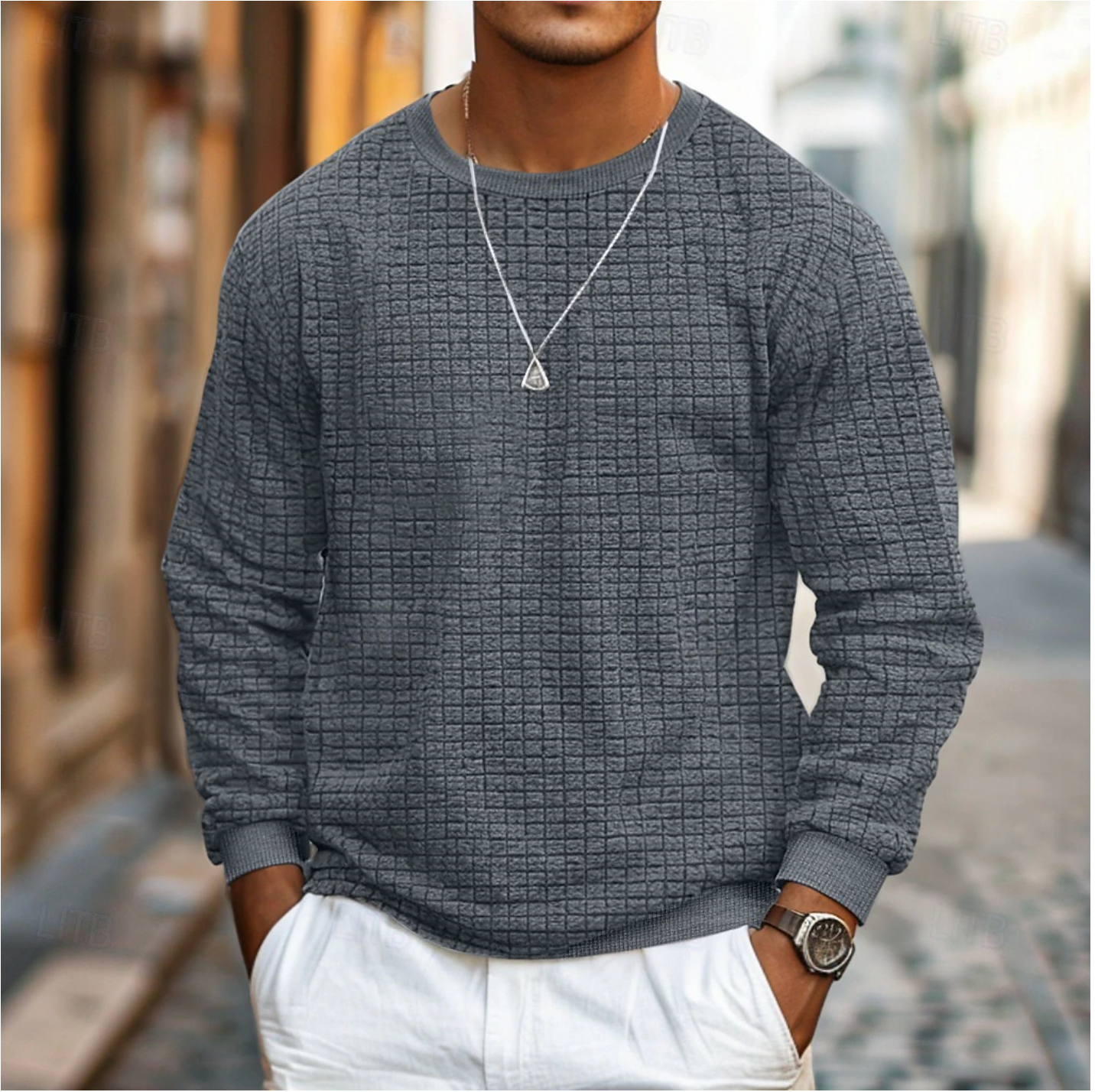 Casual Men's Sweater for Everyday Comfort – Leo