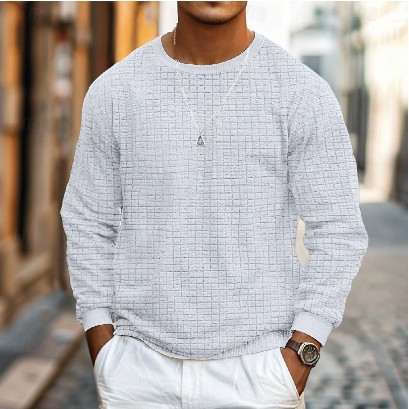 Casual Men's Sweater for Everyday Comfort – Leo
