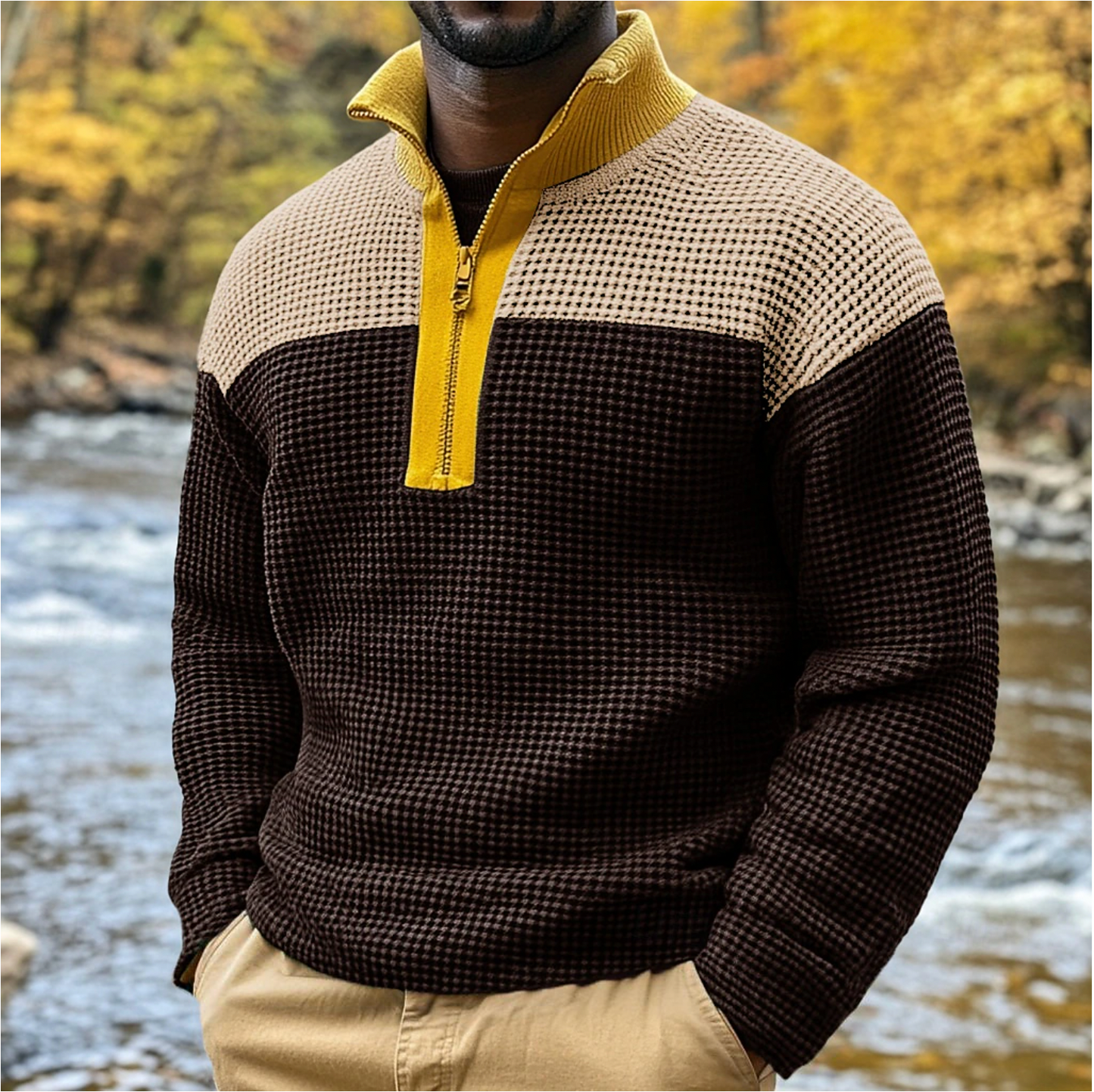 Casual Round Neck Sweater for Everyday Wear – Cornelius