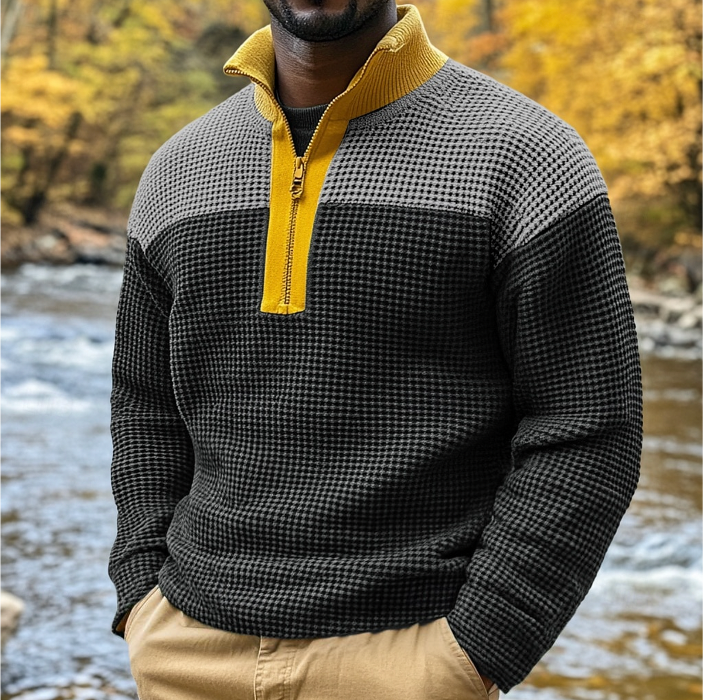 Casual Round Neck Sweater for Everyday Wear – Cornelius