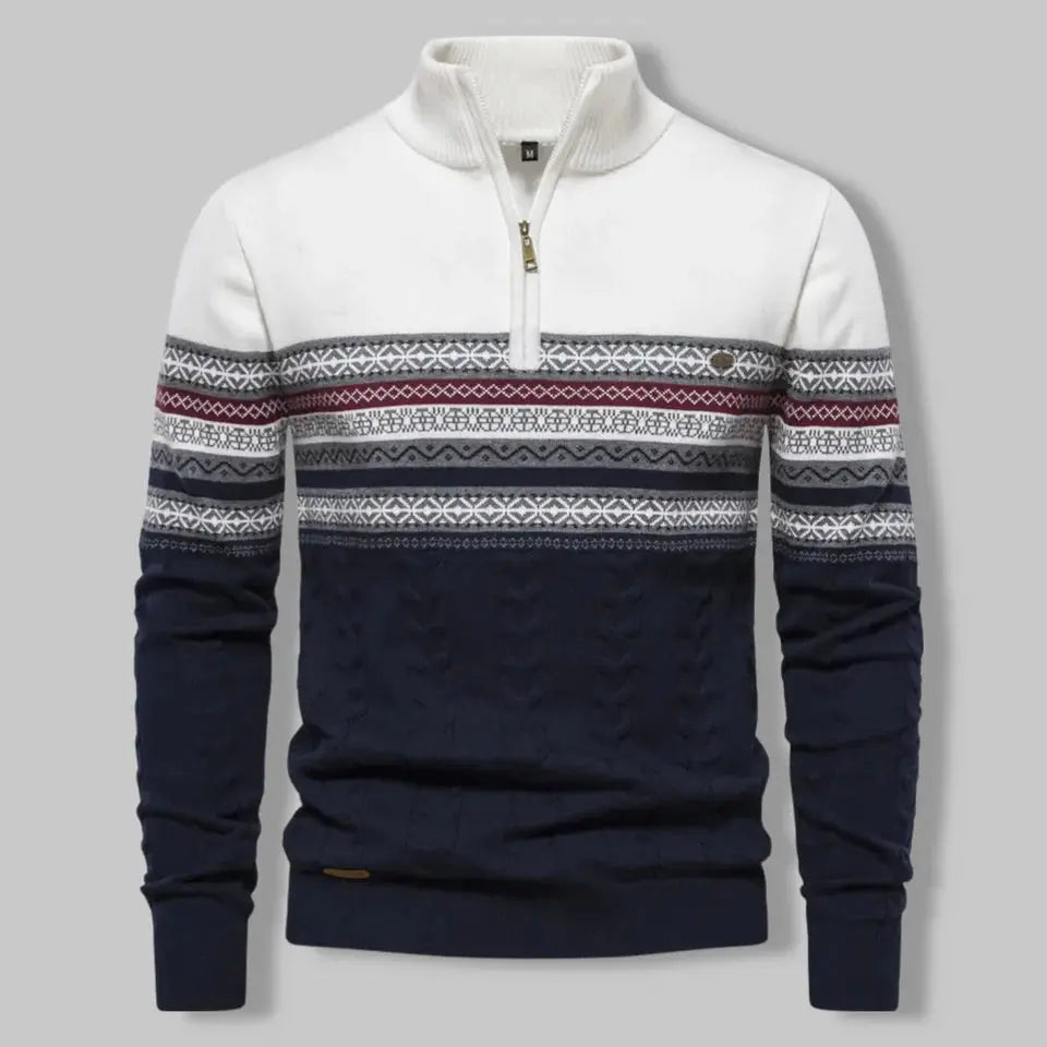 Chic Quarter Zip Sweater