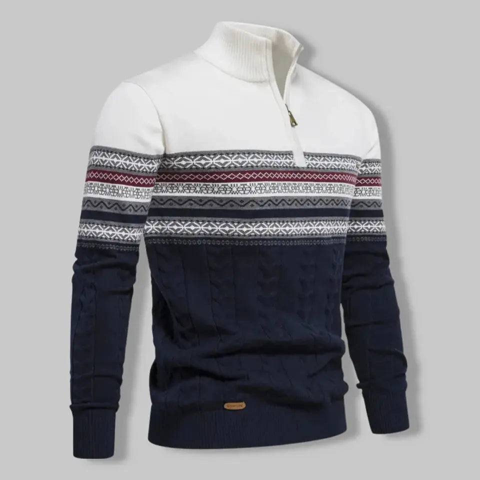 Chic Quarter Zip Sweater