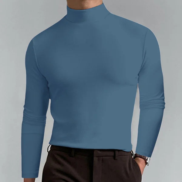 Slim Fit Turtleneck Sweater for Winter Fashion – Oliver