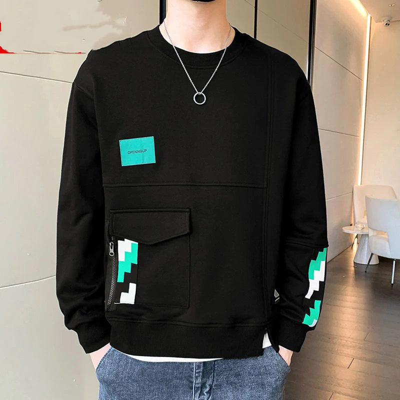 Noah - Casual pocketed crewneck sweaters