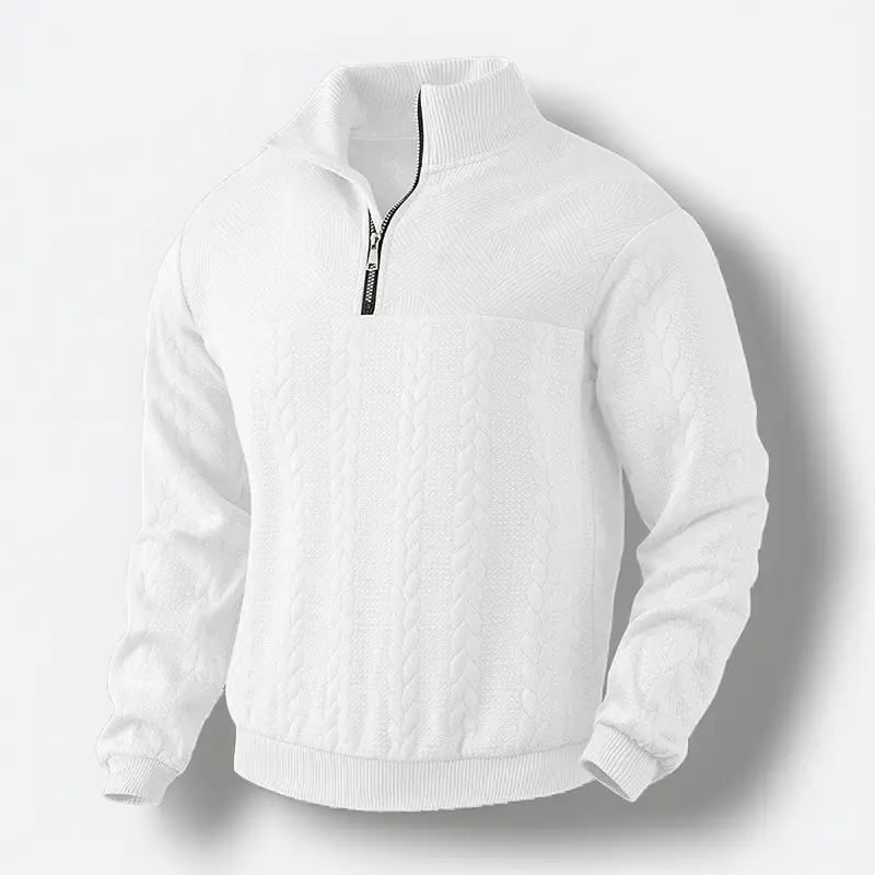 Slim fit Knit Zip-Up Pullover