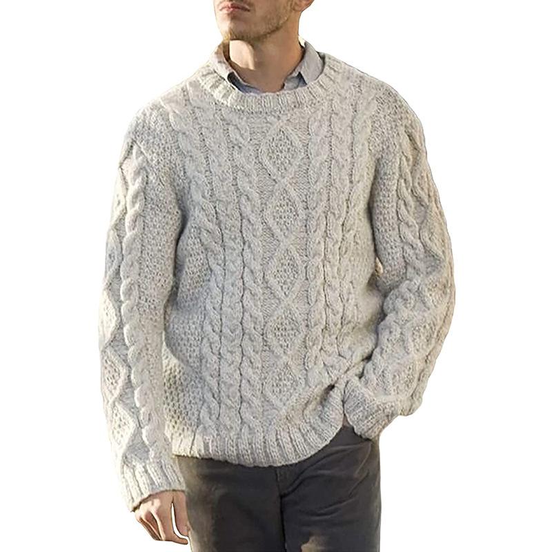 Warm Knitted Winter Sweater for Men – Robert
