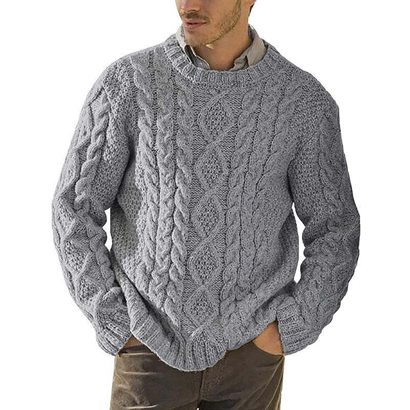 Warm Knitted Winter Sweater for Men – Robert