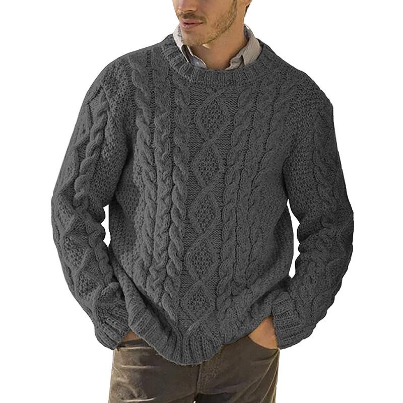 Warm Knitted Winter Sweater for Men – Robert