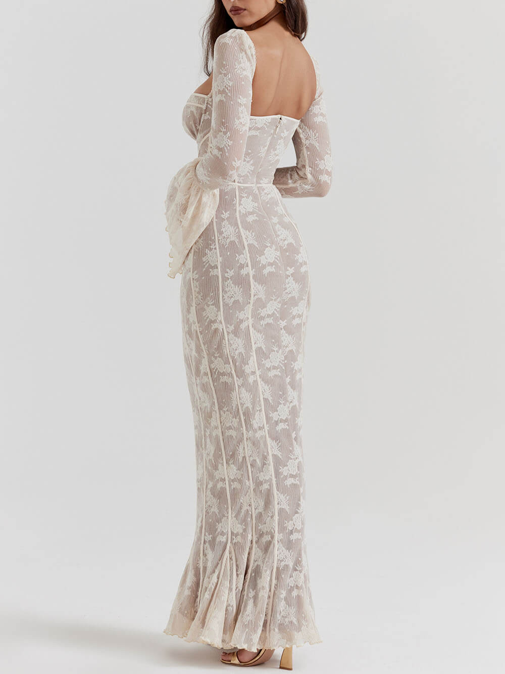 Kiara - Women's Long Corset Maxi Dress