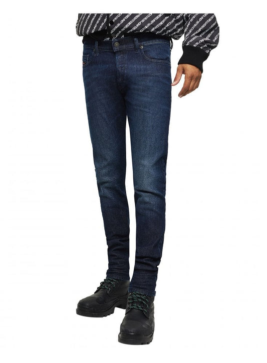 Slim Fit Tapered Jeans with Button Fly – Ethan