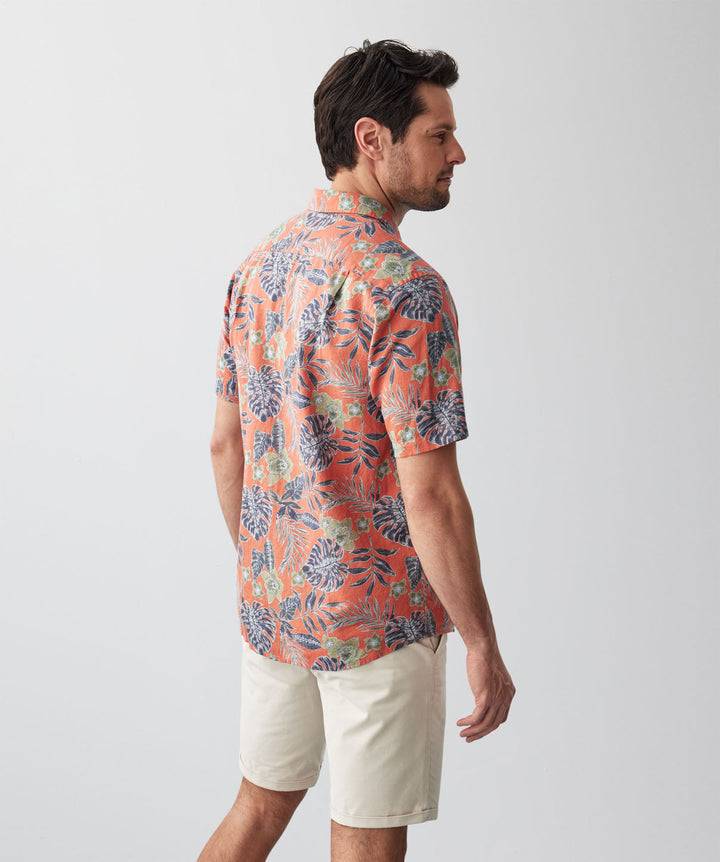 Bright Summer Shirt with Linen blend
