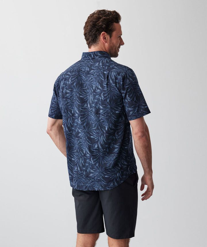 Summer Leaf Print Shirt