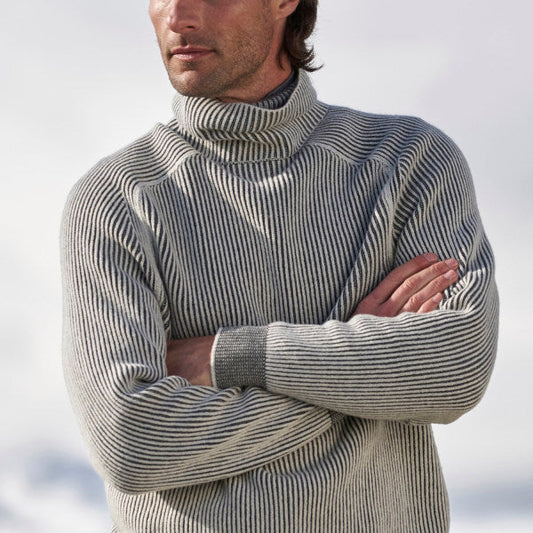 Elegant Wool Blend Turtleneck for Men – Edward
