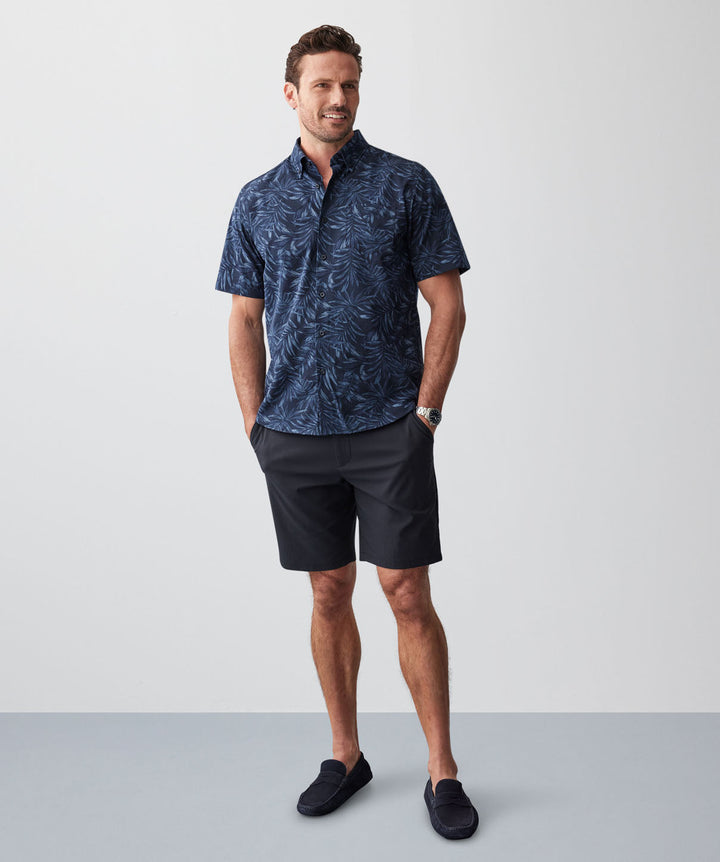Summer Leaf Print Shirt