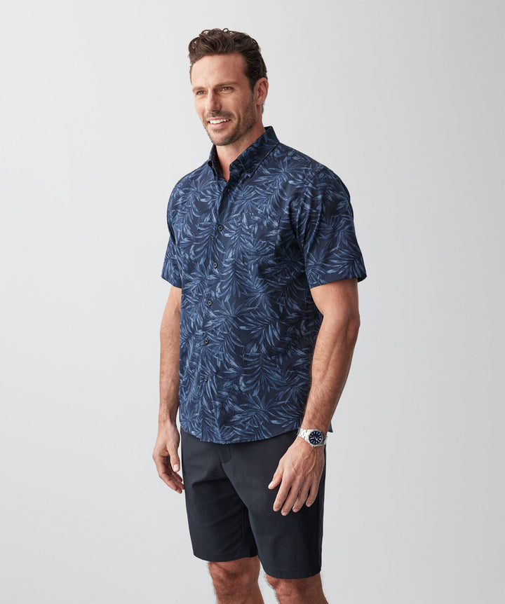 Summer Leaf Print Shirt