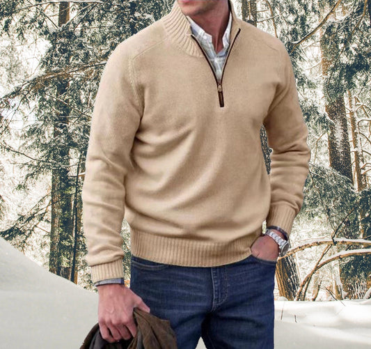 Zippered Sweatshirt for Stylish Layering – Daniels