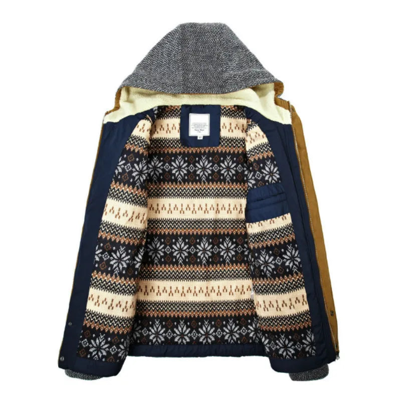 Men's Winter Jacket with Hood for Cold Weather – Daniel