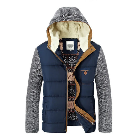 Men's Winter Jacket with Hood for Cold Weather – Daniel