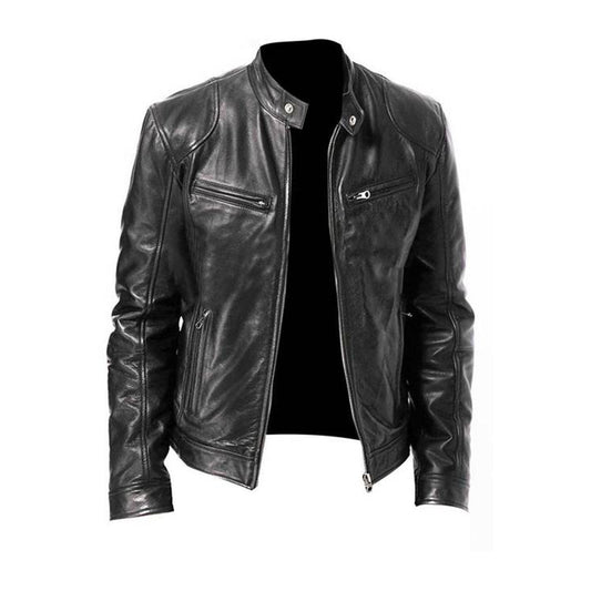 Versatile Leather Jacket Men All Season Wear – Eli