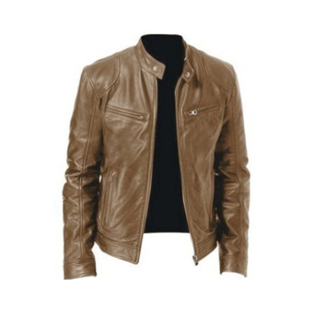 Versatile Leather Jacket Men All Season Wear – Eli