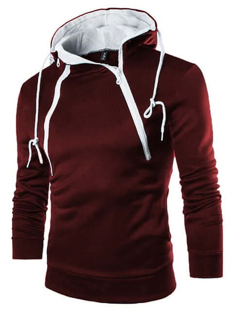 Wesleye | Zip Hoodie Mens | High Collar