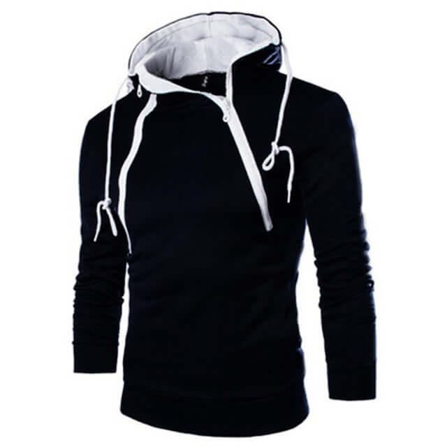 Wesleye | Zip Hoodie Mens | High Collar