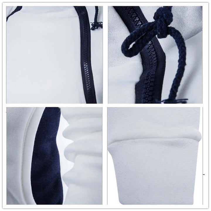 Wesleye | Zip Hoodie Mens | High Collar