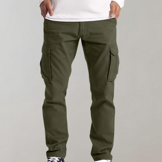 Men's Sustainable Cargo Pants with Multi Pockets – Ethan