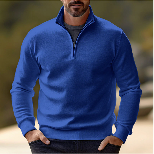 Casual Half-Zip Sweater for Men – James